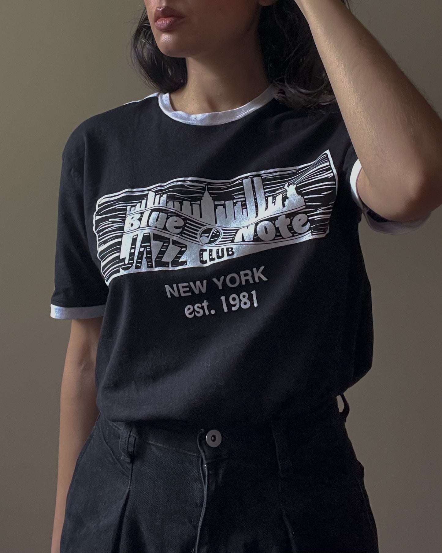 Vintage Blue Note Jazz Cotton In Black Tshirt