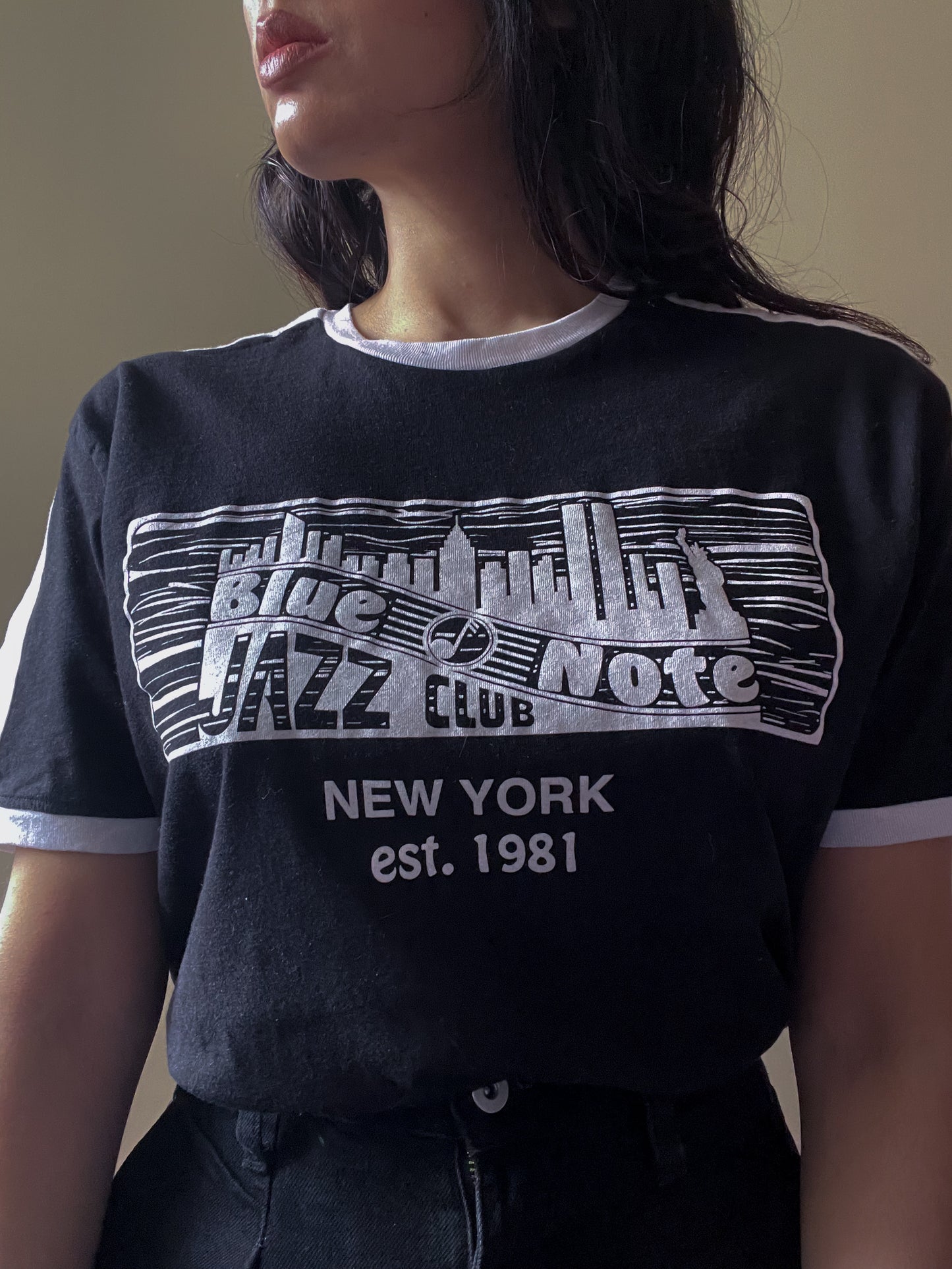 Vintage Blue Note Jazz Cotton In Black Tshirt