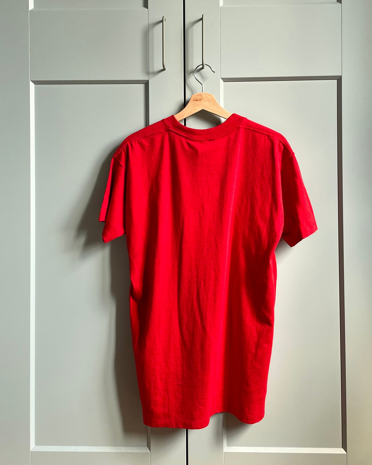 Vintage NYC Marathon Cotton Red Tshirt