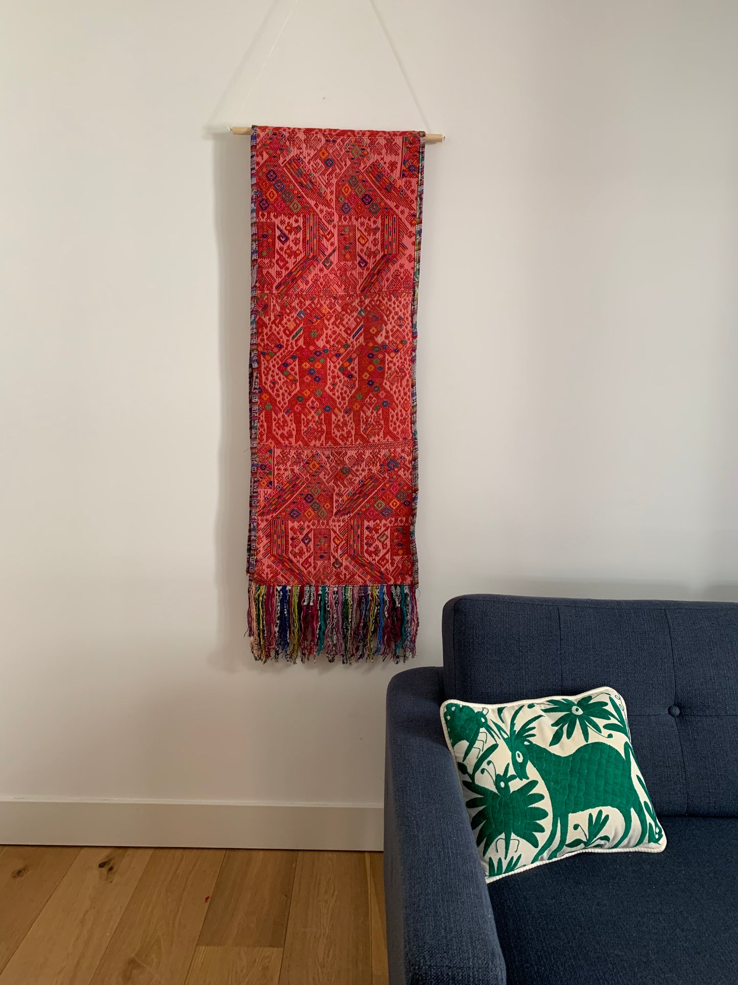 Vintage Guatemalan Tapestry Runner